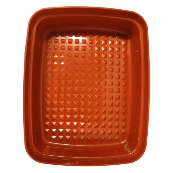 Vintage Tupperware Paprika Red Meat Marinade Storage Container With lid # 1518-3 - Picture 2 of 8